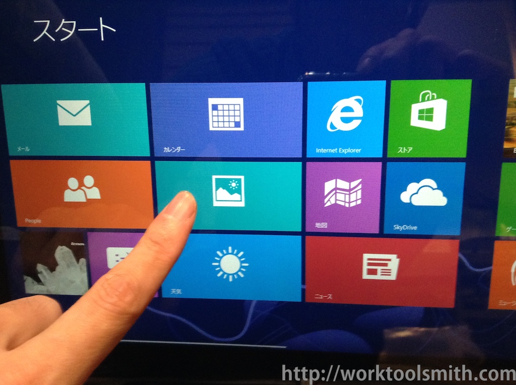 thinkpad helix 画面タッチ