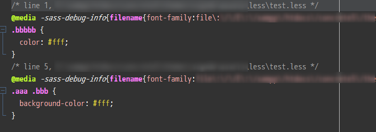NetBeans LESS デバッグ情報