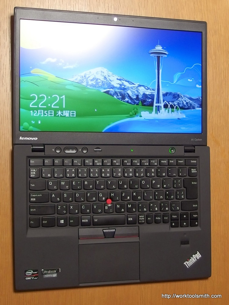 ThinkPad X1 Carbon 180度