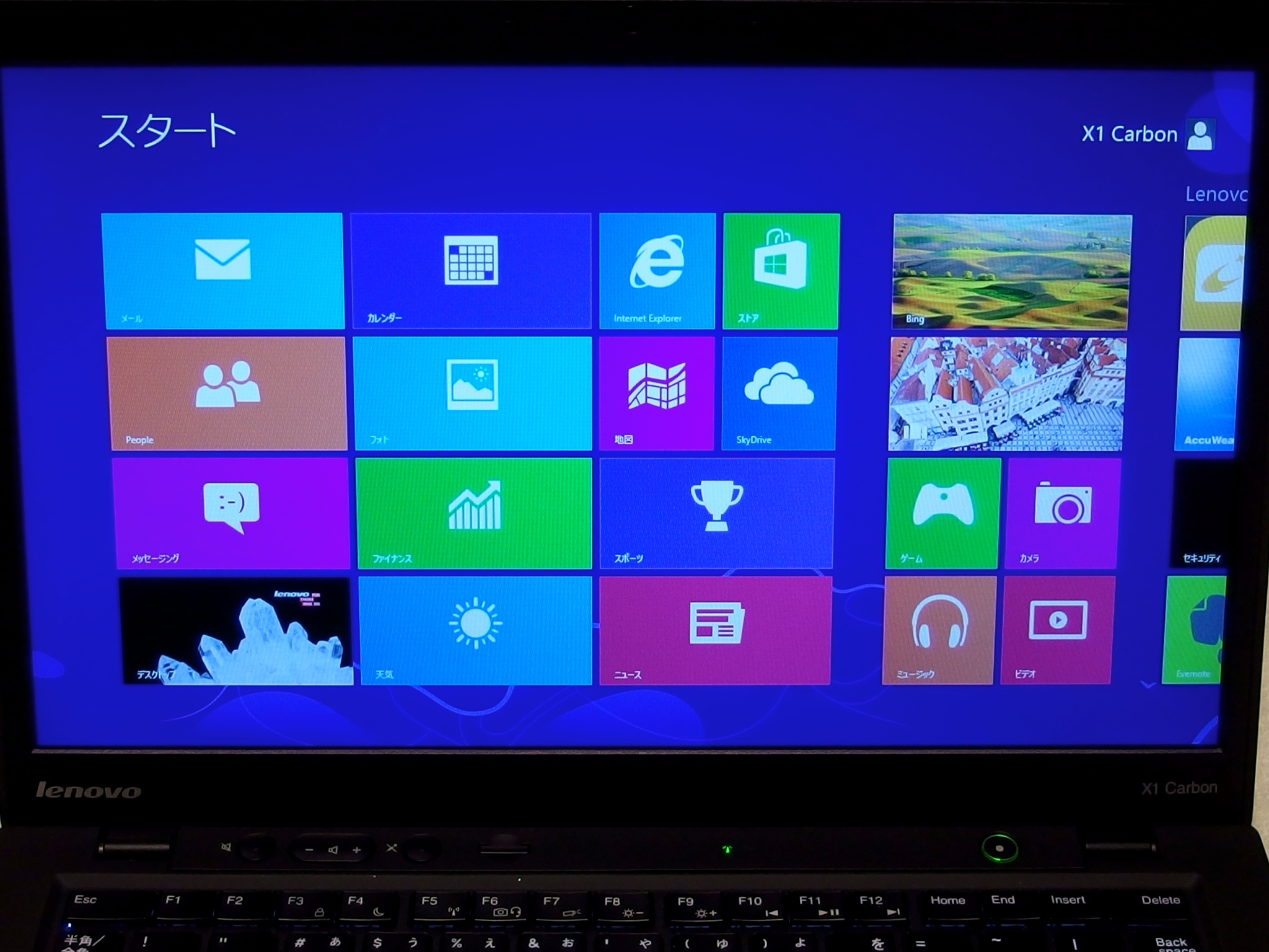 ThinkPad X1Carbonディスプレイ