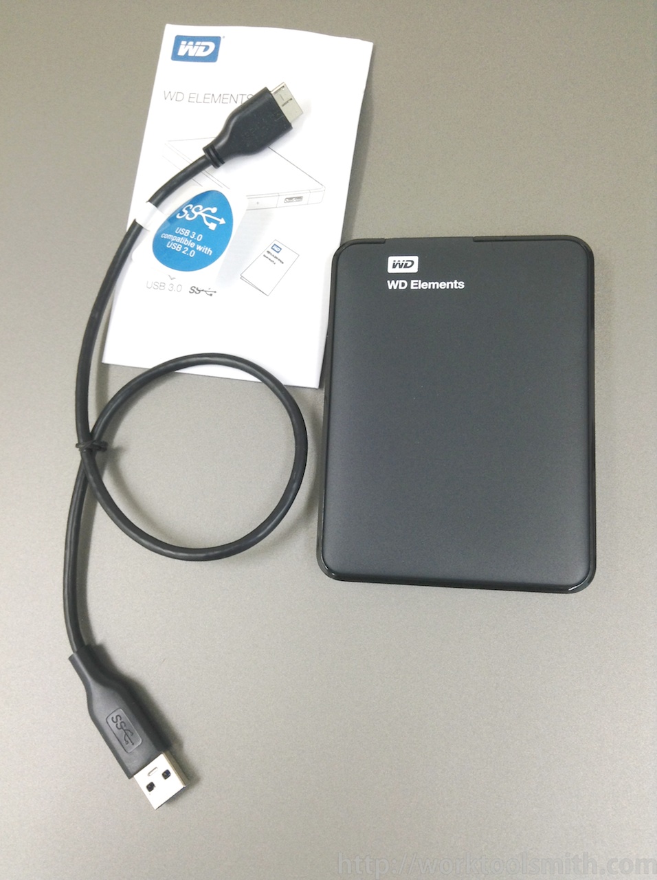 WD Elements Portable 500GB 001