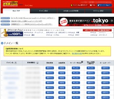 お名前.comの表示