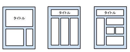 Concrete5 グリッドの一例