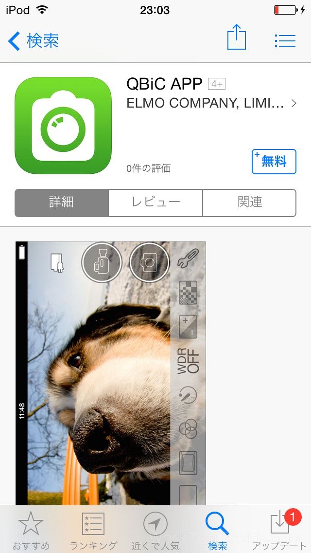 qbic reviewアプリ