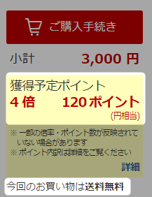 楽天カード3000円