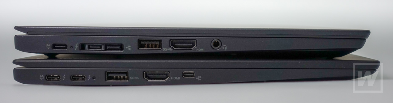 ￼上 X280 / 下 X1 Carbon