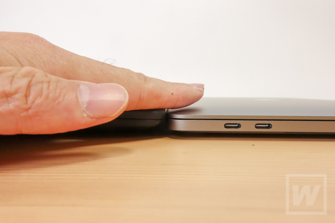 ThinkPadX1Carbon-MacBookPro 厚さ比較-レビュー-05