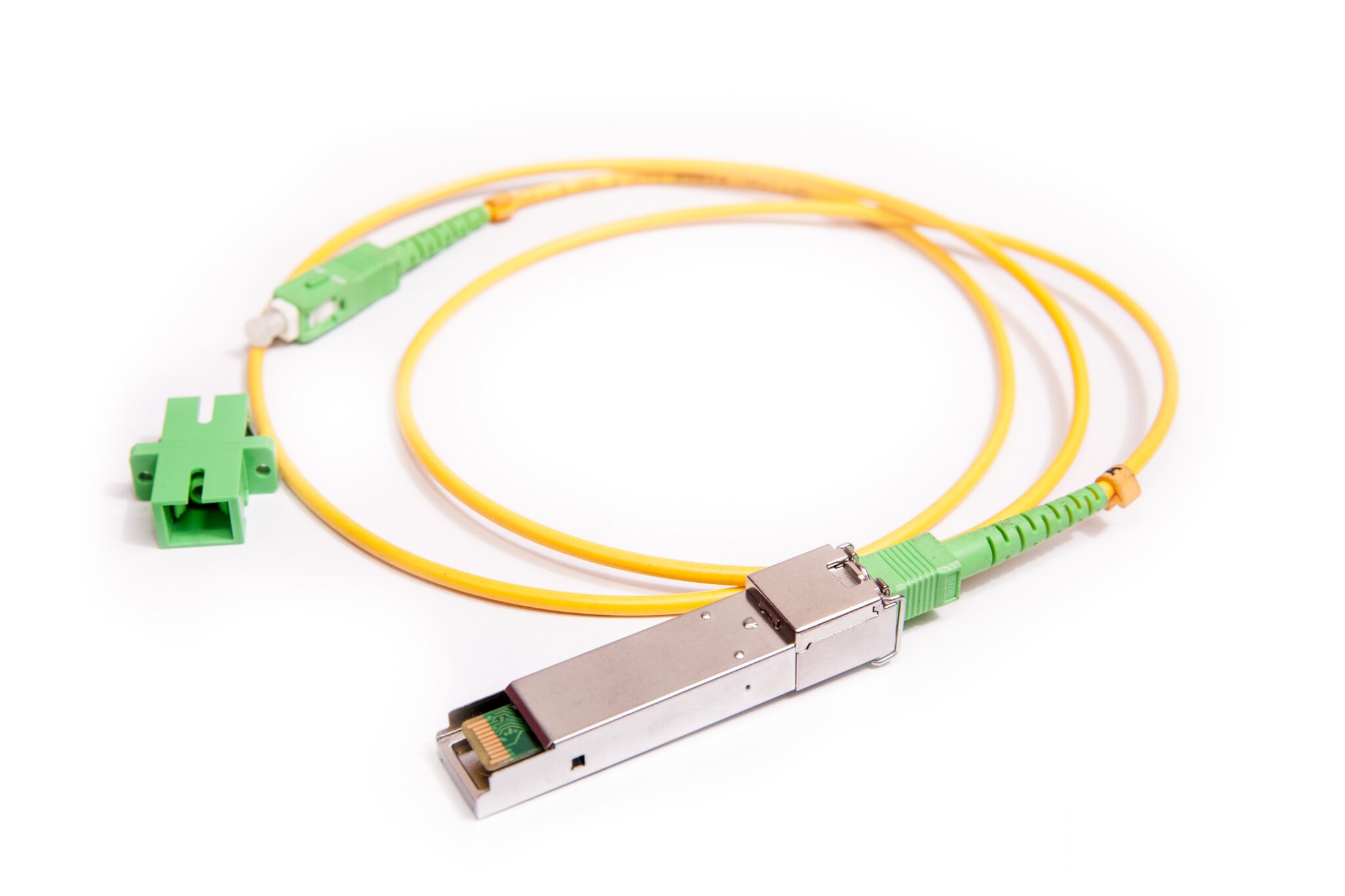 SFPモジュールを使った光LANケーブル