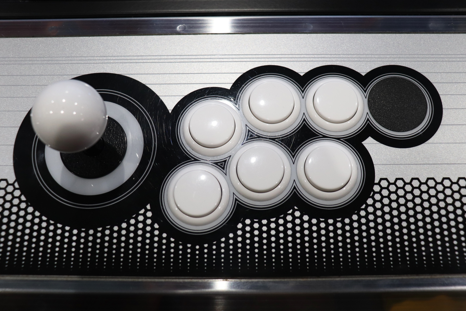 ゲームセンターのジョイスティック