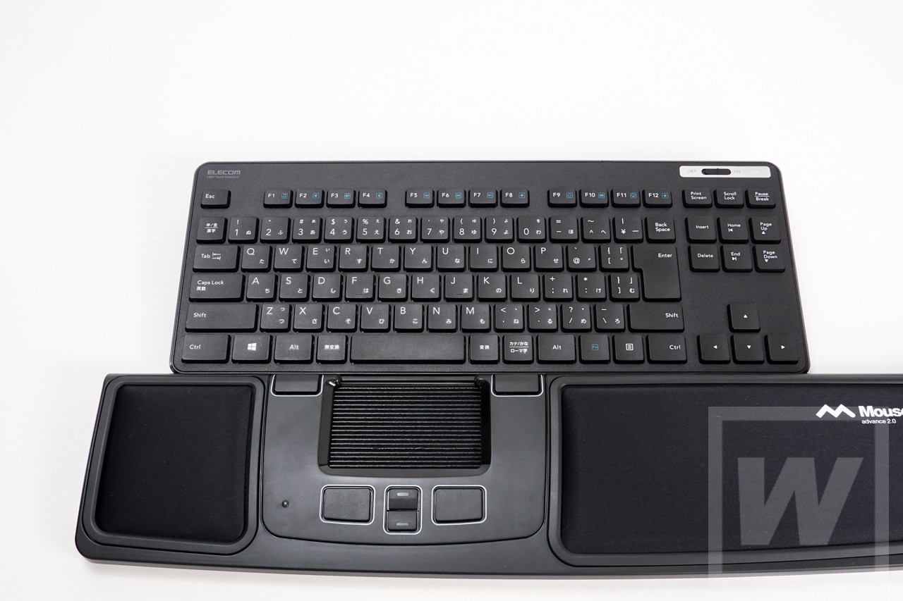マウストラッパー キーボードとの比較