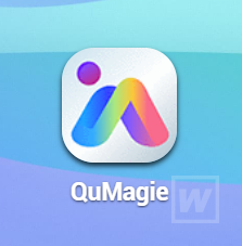 インストールされたQuMagieのアイコン