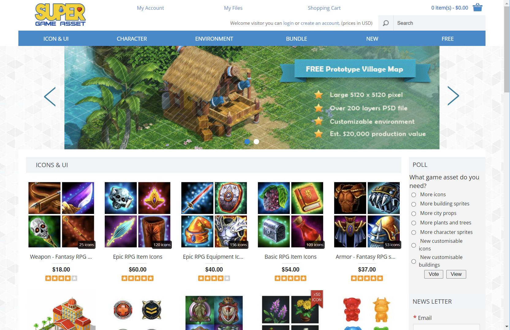 Super Game Asset