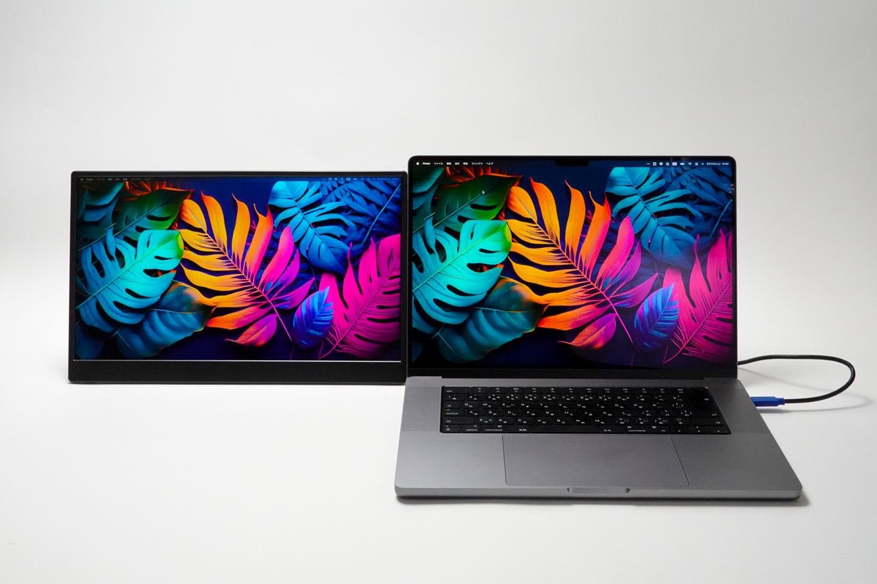 MacBook Proとそれほど変わらない色味