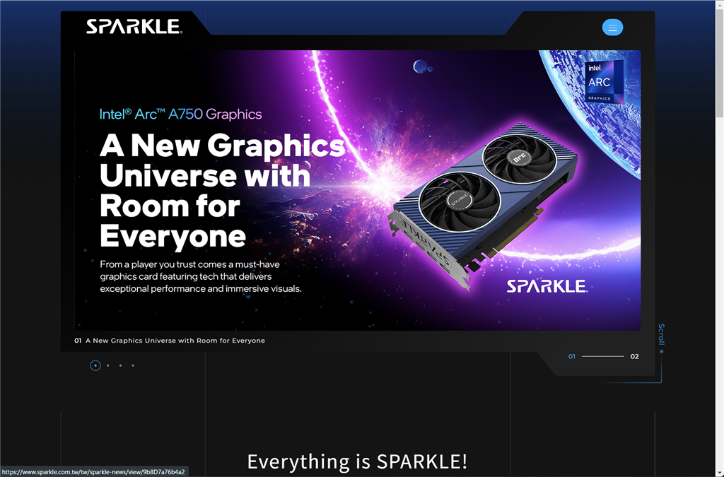 SPARKLE公式サイト