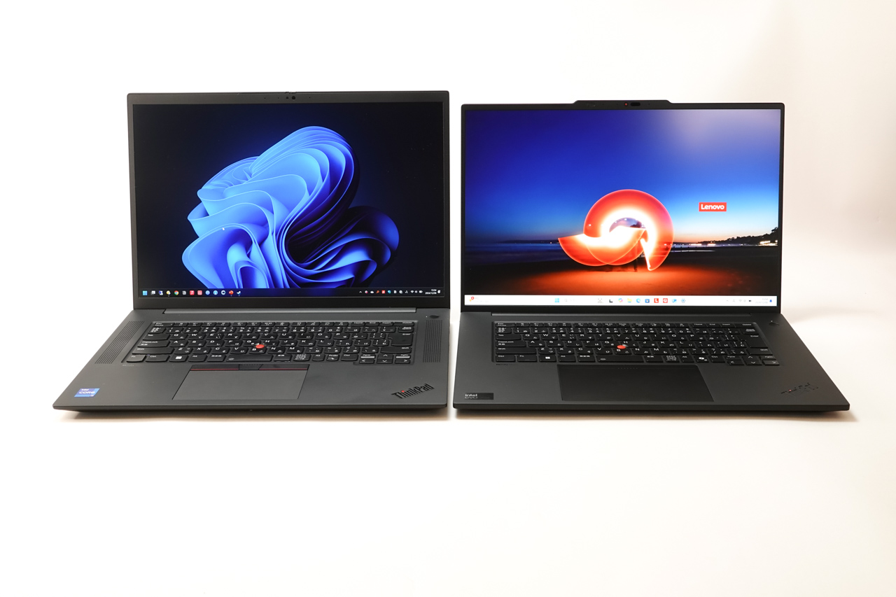 P1 Gen 6（左）とGen 7（右）を比較